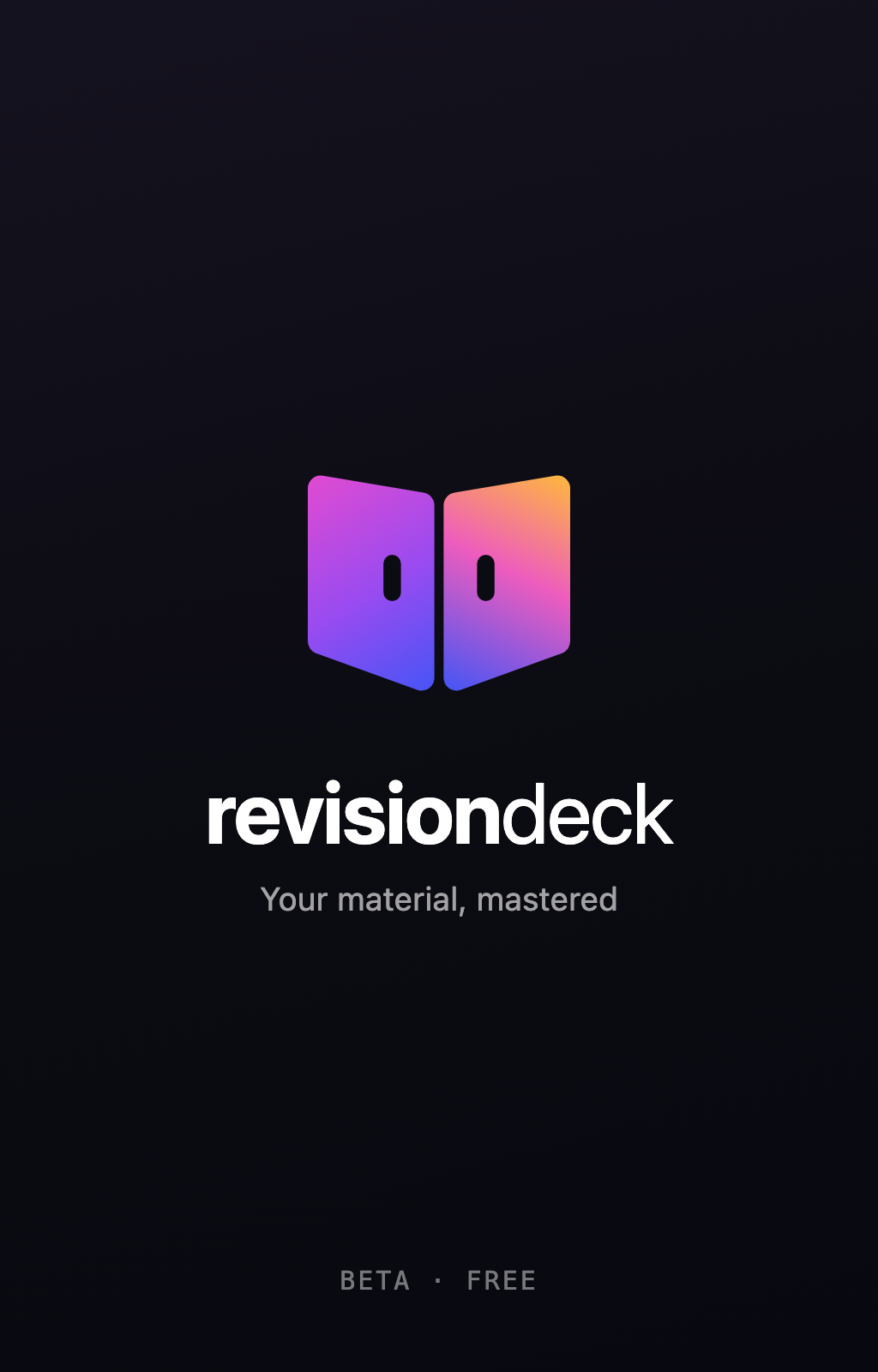 A RevisionDeck member card